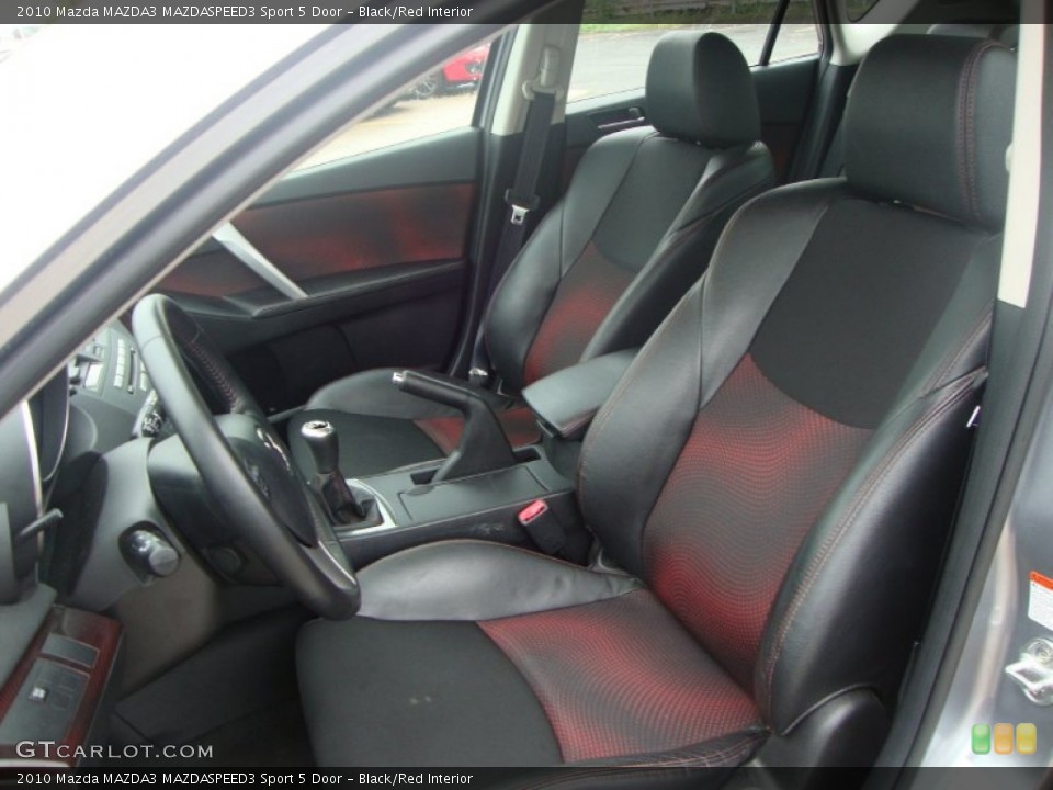 Black/Red Interior Photo for the 2010 Mazda MAZDA3 MAZDASPEED3 Sport 5 Door #53837994