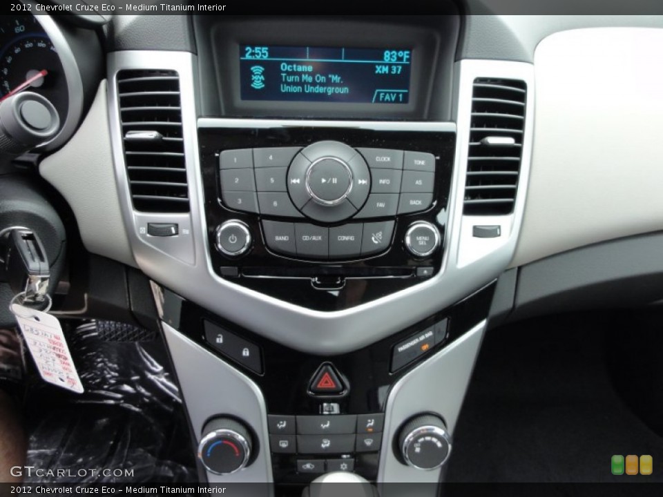 Medium Titanium Interior Controls for the 2012 Chevrolet Cruze Eco #53838676