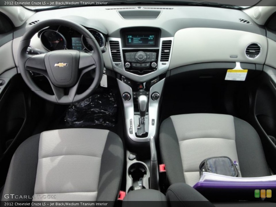 Jet Black/Medium Titanium Interior Dashboard for the 2012 Chevrolet Cruze LS #53838733