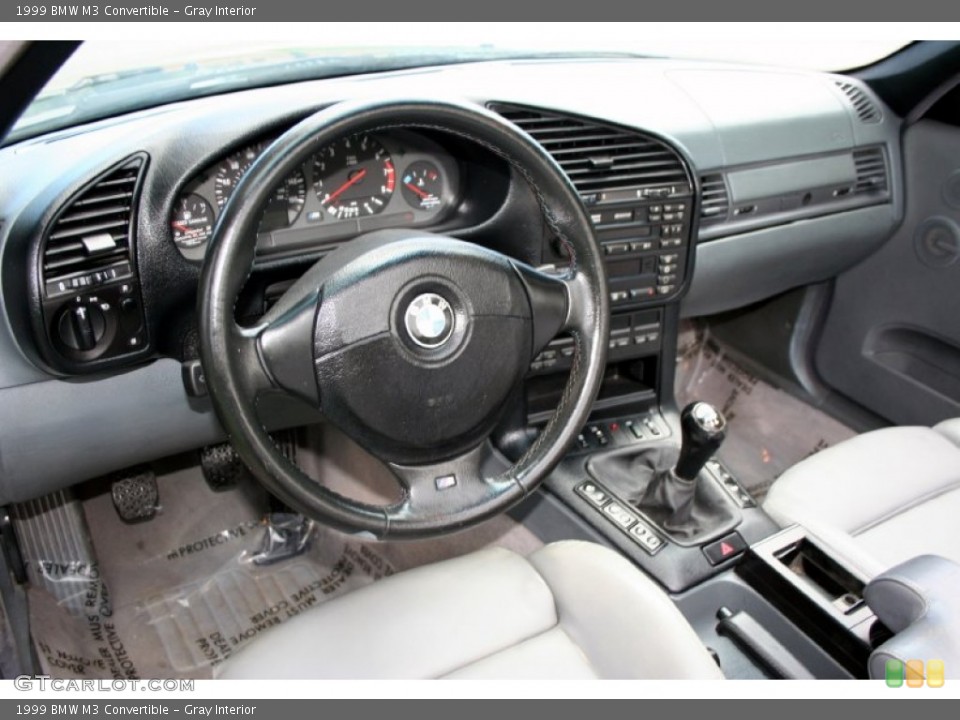 Gray Interior Dashboard for the 1999 BMW M3 Convertible #53840298