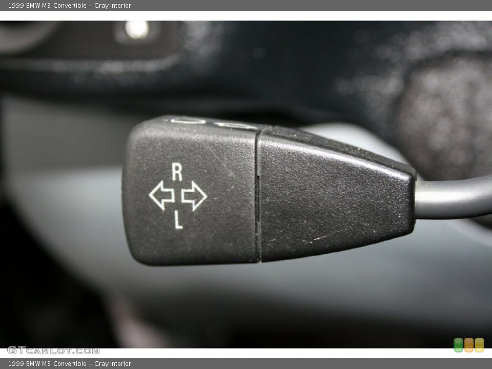 Gray Interior Controls for the 1999 BMW M3 Convertible #53840349