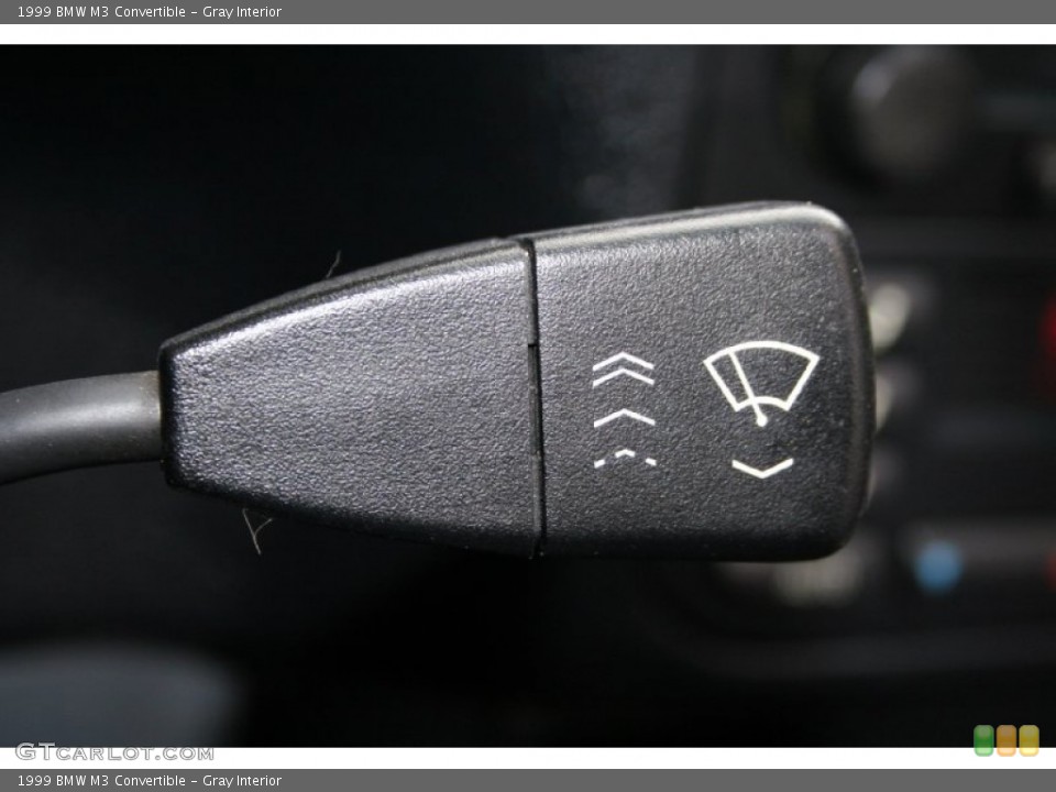 Gray Interior Controls for the 1999 BMW M3 Convertible #53840352
