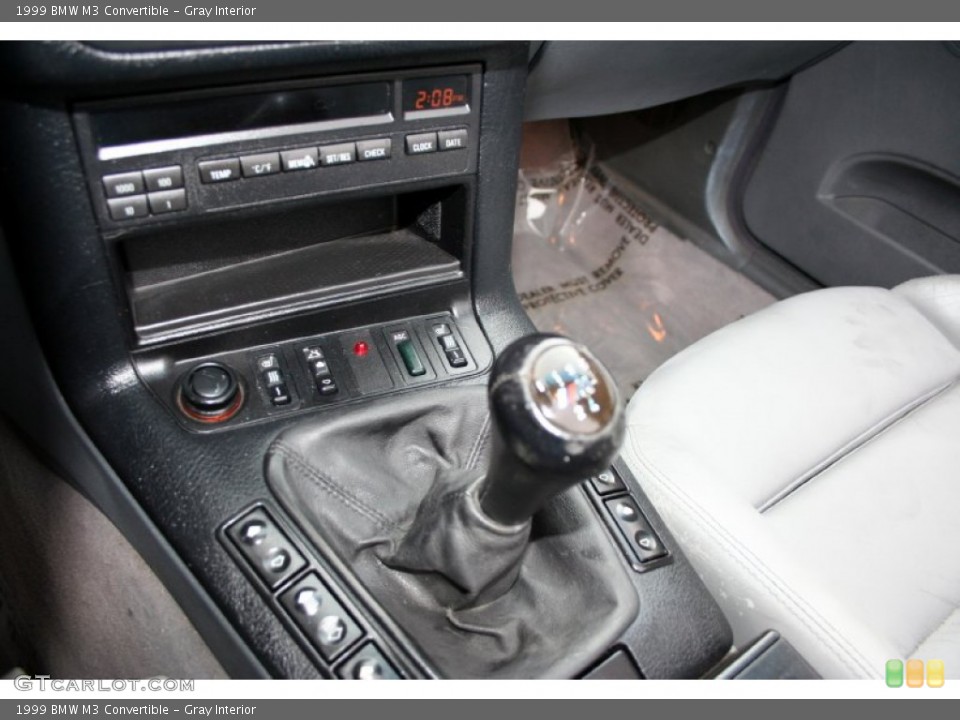 Gray Interior Transmission for the 1999 BMW M3 Convertible #53840406