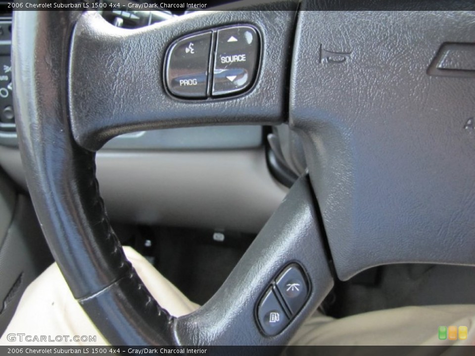 Gray/Dark Charcoal Interior Controls for the 2006 Chevrolet Suburban LS 1500 4x4 #53840559