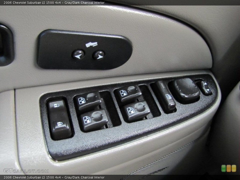 Gray/Dark Charcoal Interior Controls for the 2006 Chevrolet Suburban LS 1500 4x4 #53840574