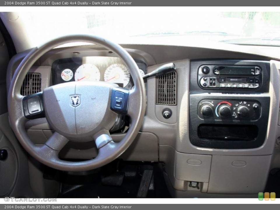 Dark Slate Gray Interior Dashboard for the 2004 Dodge Ram 3500 ST Quad Cab 4x4 Dually #53841318