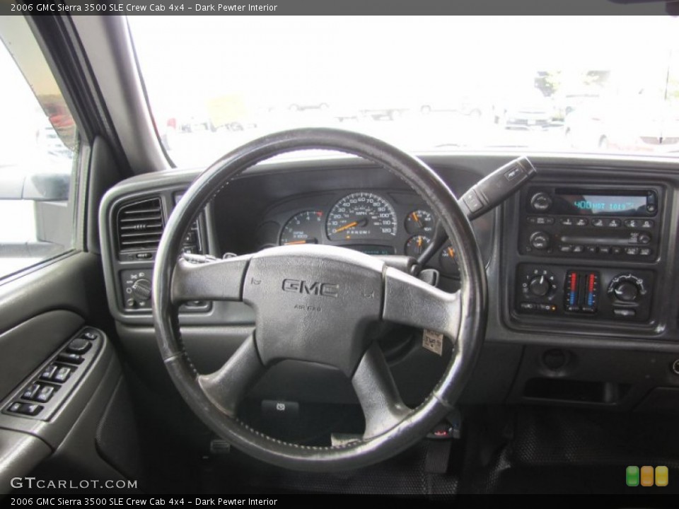 Dark Pewter Interior Steering Wheel for the 2006 GMC Sierra 3500 SLE Crew Cab 4x4 #53841324