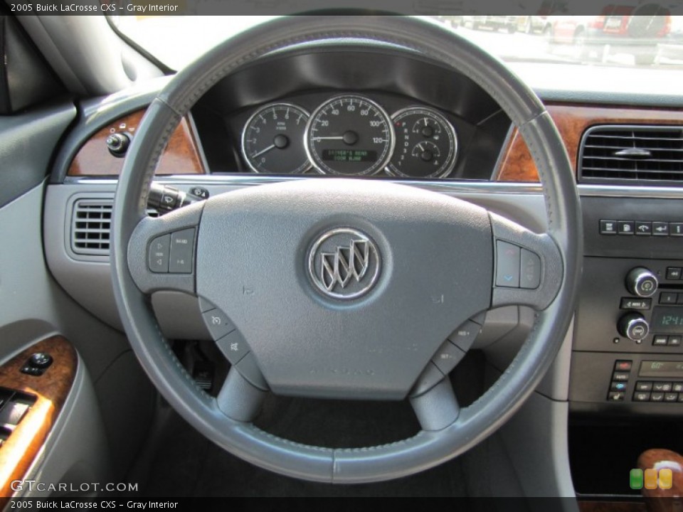 Gray Interior Steering Wheel for the 2005 Buick LaCrosse CXS #53841501