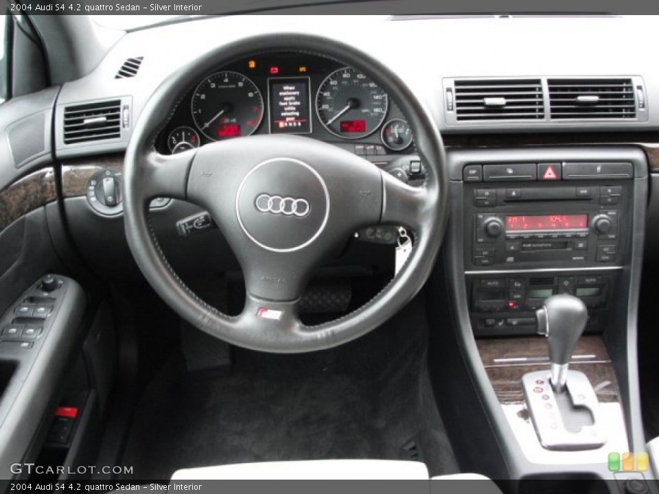 Silver Interior Dashboard for the 2004 Audi S4 4.2 quattro Sedan #53841939