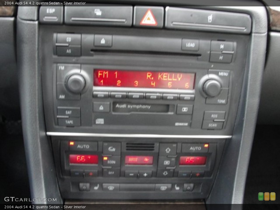 Silver Interior Audio System for the 2004 Audi S4 4.2 quattro Sedan #53841963