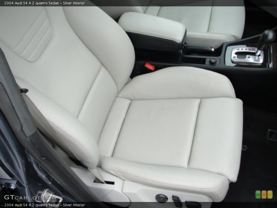 Silver Interior Photo for the 2004 Audi S4 4.2 quattro Sedan #53841990