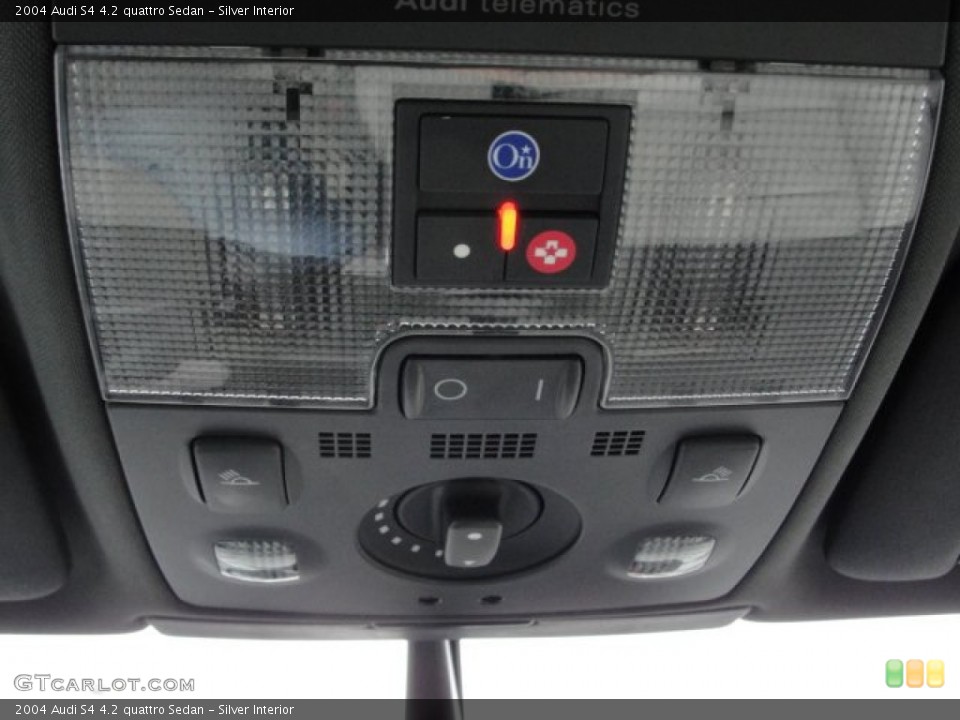 Silver Interior Controls for the 2004 Audi S4 4.2 quattro Sedan #53842020