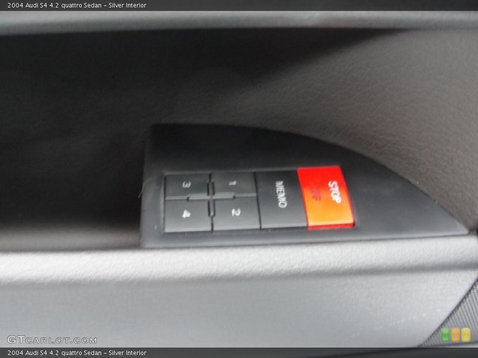 Silver Interior Controls for the 2004 Audi S4 4.2 quattro Sedan #53842047