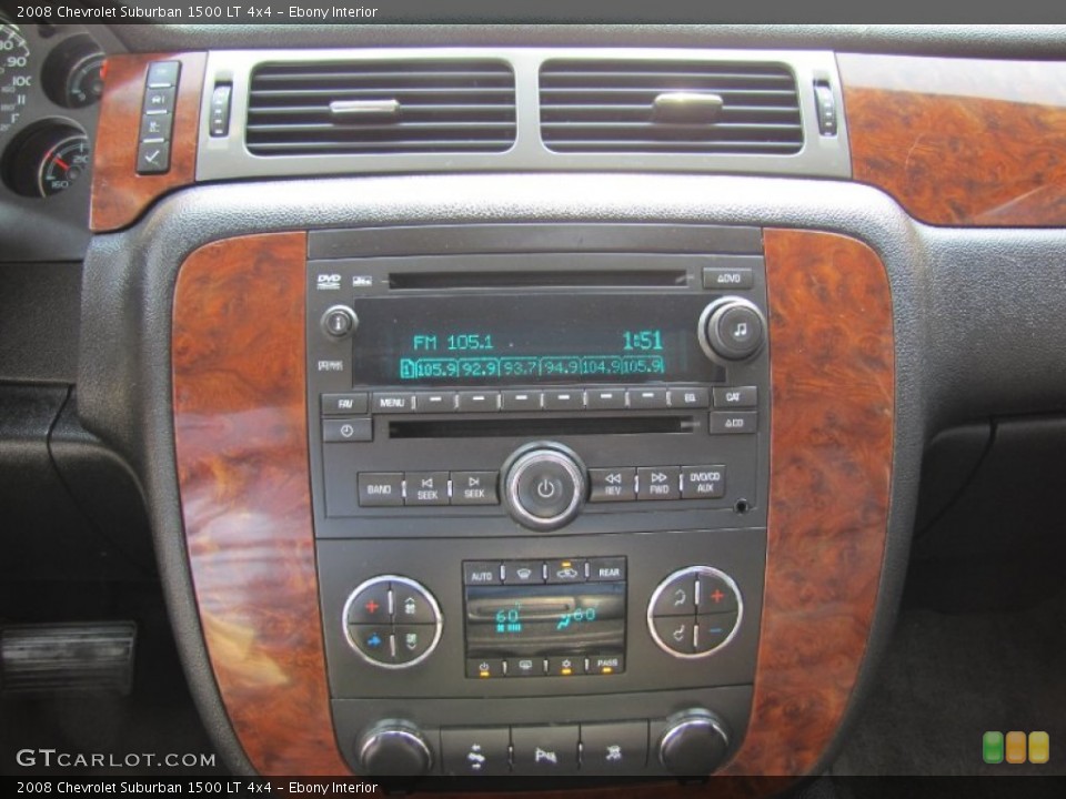 Ebony Interior Audio System for the 2008 Chevrolet Suburban 1500 LT 4x4 #53842170