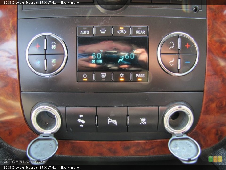 Ebony Interior Controls for the 2008 Chevrolet Suburban 1500 LT 4x4 #53842182
