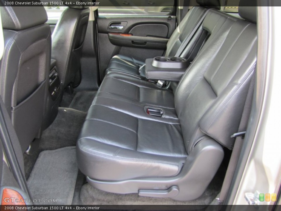 Ebony Interior Photo for the 2008 Chevrolet Suburban 1500 LT 4x4 #53842227