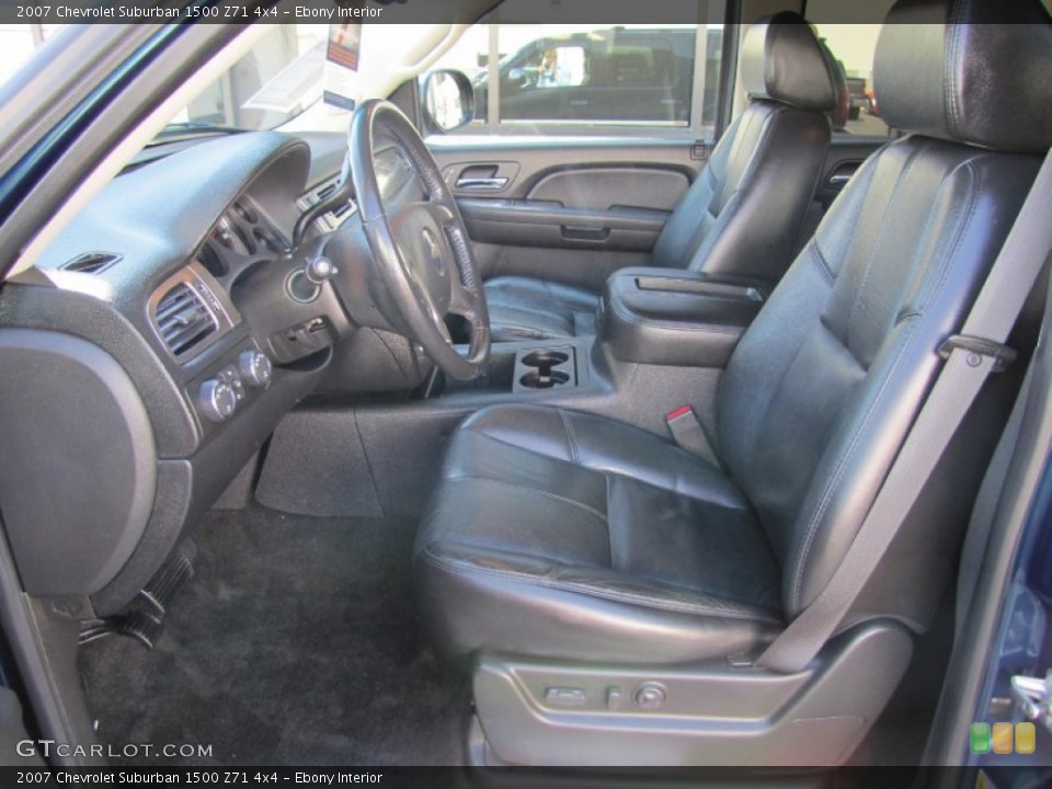 Ebony Interior Photo for the 2007 Chevrolet Suburban 1500 Z71 4x4 #53842353