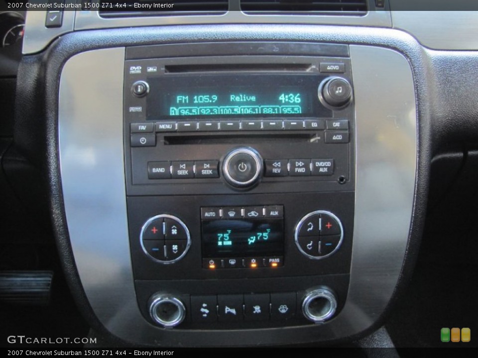 Ebony Interior Audio System for the 2007 Chevrolet Suburban 1500 Z71 4x4 #53842419