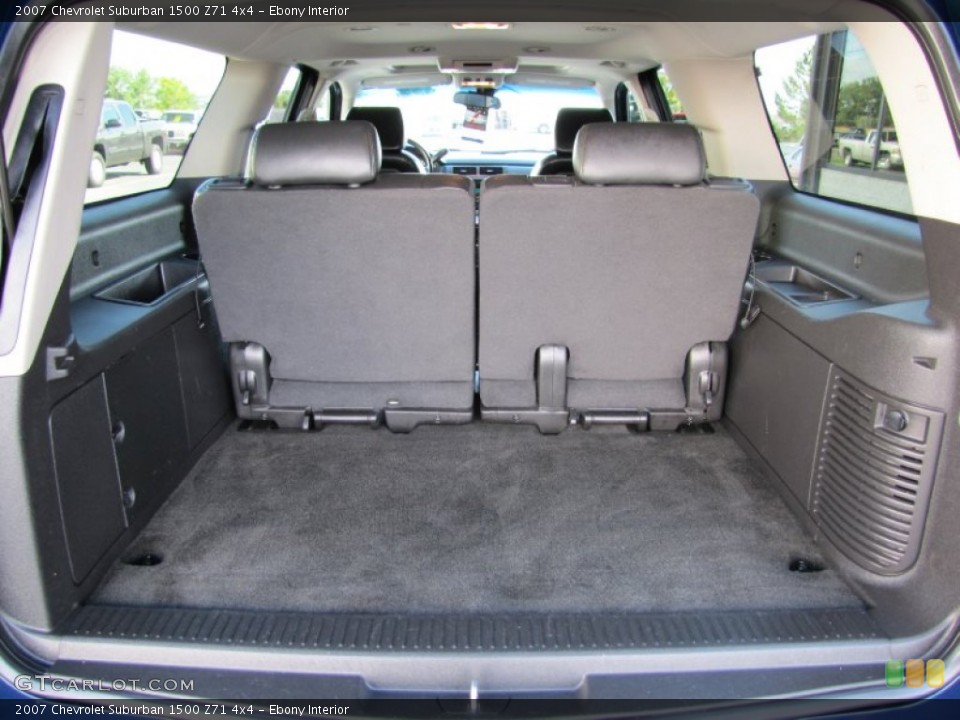 Ebony Interior Trunk for the 2007 Chevrolet Suburban 1500 Z71 4x4 #53842503