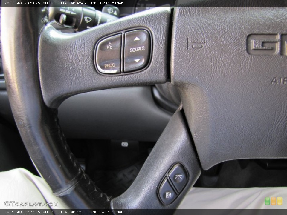 Dark Pewter Interior Controls for the 2005 GMC Sierra 2500HD SLE Crew Cab 4x4 #53842728