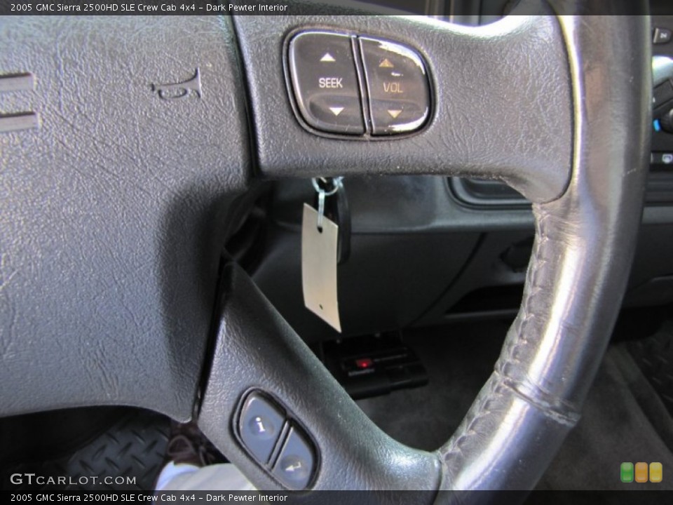 Dark Pewter Interior Controls for the 2005 GMC Sierra 2500HD SLE Crew Cab 4x4 #53842731