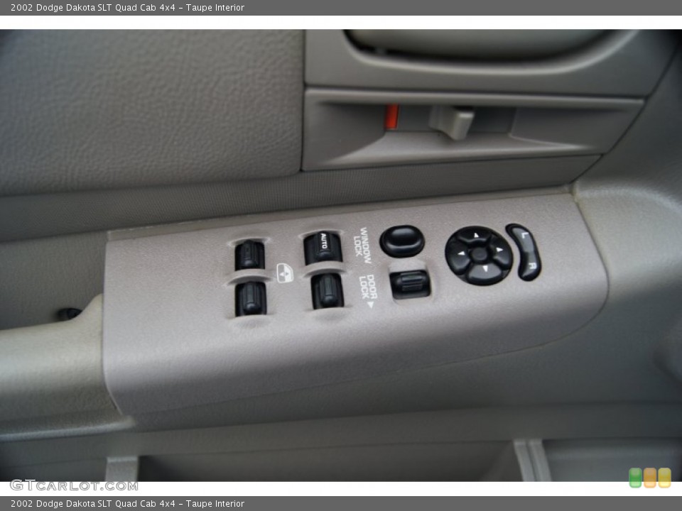 Taupe Interior Controls for the 2002 Dodge Dakota SLT Quad Cab 4x4 #53844336