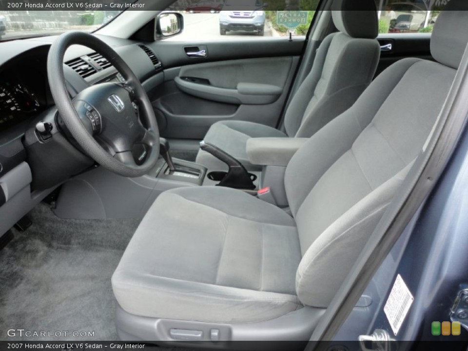Gray Interior Photo for the 2007 Honda Accord LX V6 Sedan #53844726