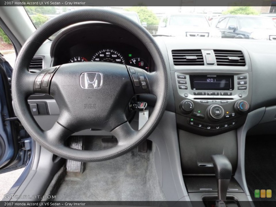 Gray Interior Dashboard for the 2007 Honda Accord LX V6 Sedan #53844735