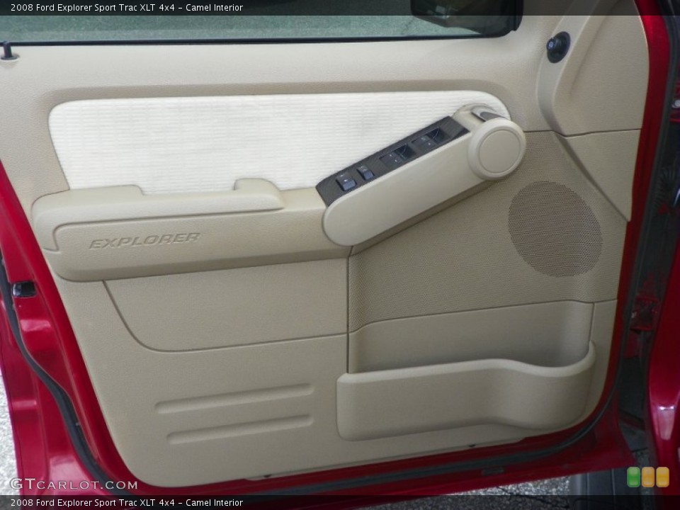 Camel Interior Door Panel for the 2008 Ford Explorer Sport Trac XLT 4x4 #53845170