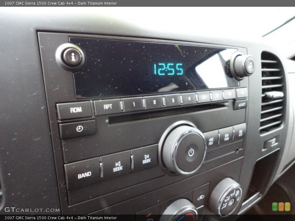 Dark Titanium Interior Audio System for the 2007 GMC Sierra 1500 Crew Cab 4x4 #53846112