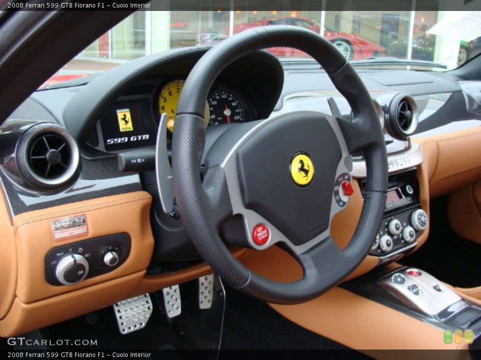 Cuoio Interior Steering Wheel for the 2008 Ferrari 599 GTB Fiorano F1 #53846202