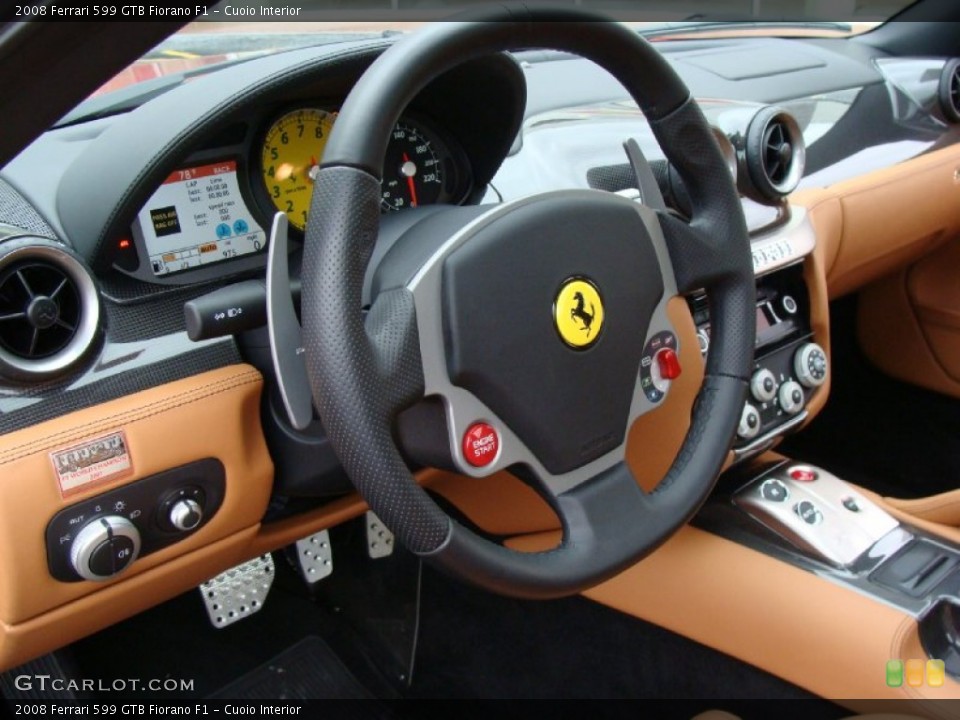 Cuoio Interior Steering Wheel for the 2008 Ferrari 599 GTB Fiorano F1 #53846217