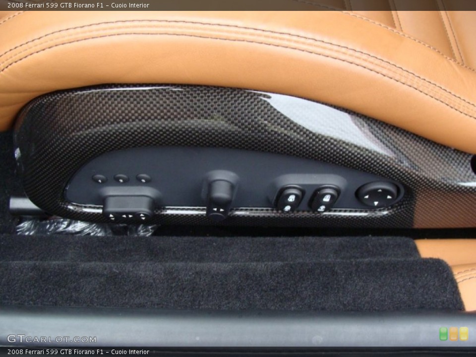 Cuoio Interior Controls for the 2008 Ferrari 599 GTB Fiorano F1 #53846224