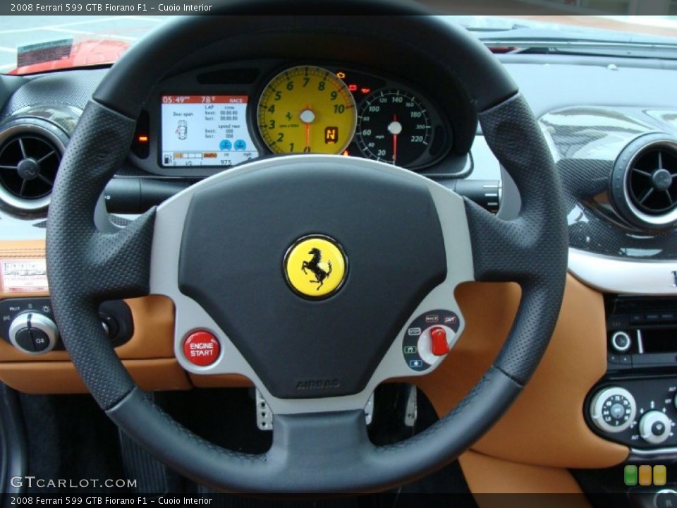 Cuoio Interior Steering Wheel for the 2008 Ferrari 599 GTB Fiorano F1 #53846232