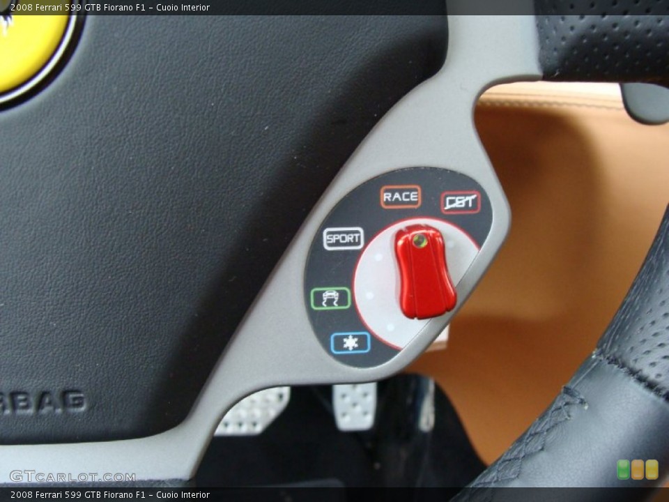 Cuoio Interior Controls for the 2008 Ferrari 599 GTB Fiorano F1 #53846274