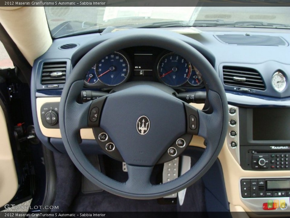 Sabbia Interior Steering Wheel for the 2012 Maserati GranTurismo S Automatic #53846532