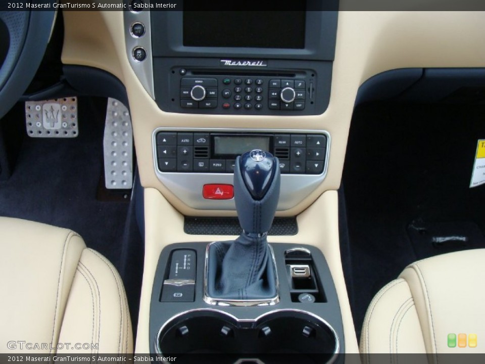 Sabbia Interior Transmission for the 2012 Maserati GranTurismo S Automatic #53846550