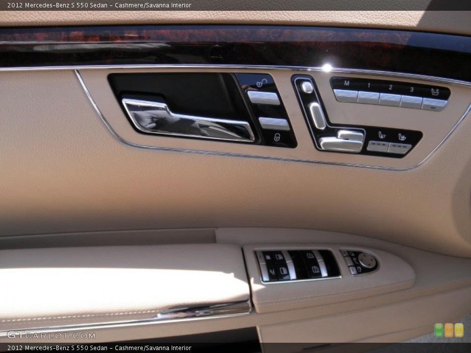 Cashmere/Savanna Interior Controls for the 2012 Mercedes-Benz S 550 Sedan #53847084