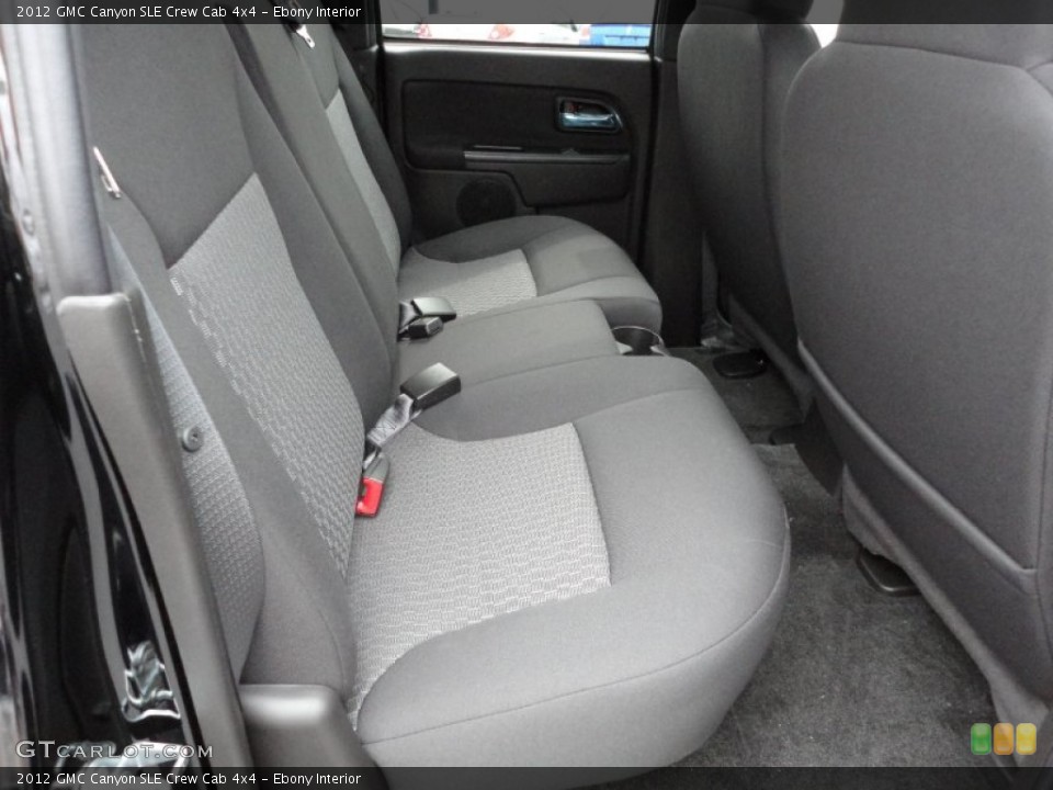 Ebony Interior Photo for the 2012 GMC Canyon SLE Crew Cab 4x4 #53847198