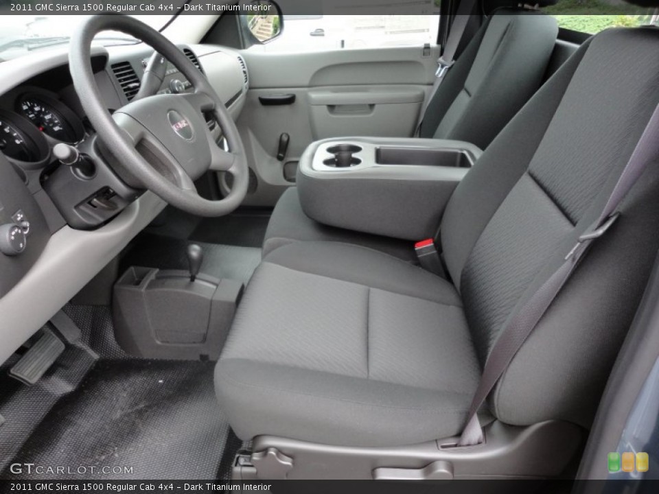 Dark Titanium Interior Photo for the 2011 GMC Sierra 1500 Regular Cab 4x4 #53848566