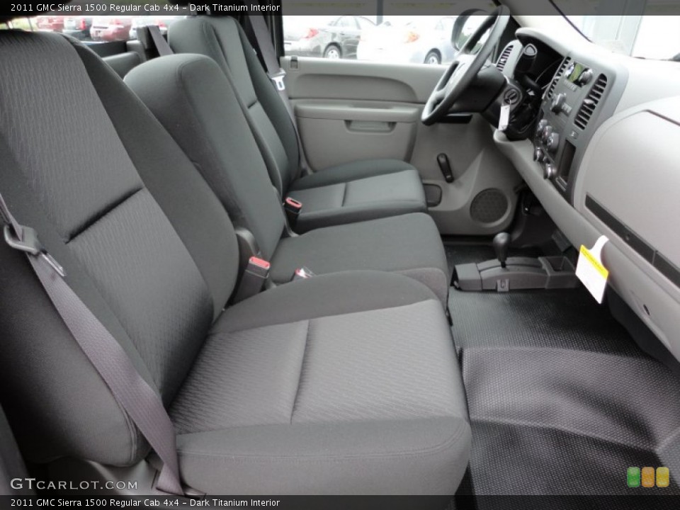 Dark Titanium Interior Photo for the 2011 GMC Sierra 1500 Regular Cab 4x4 #53848608
