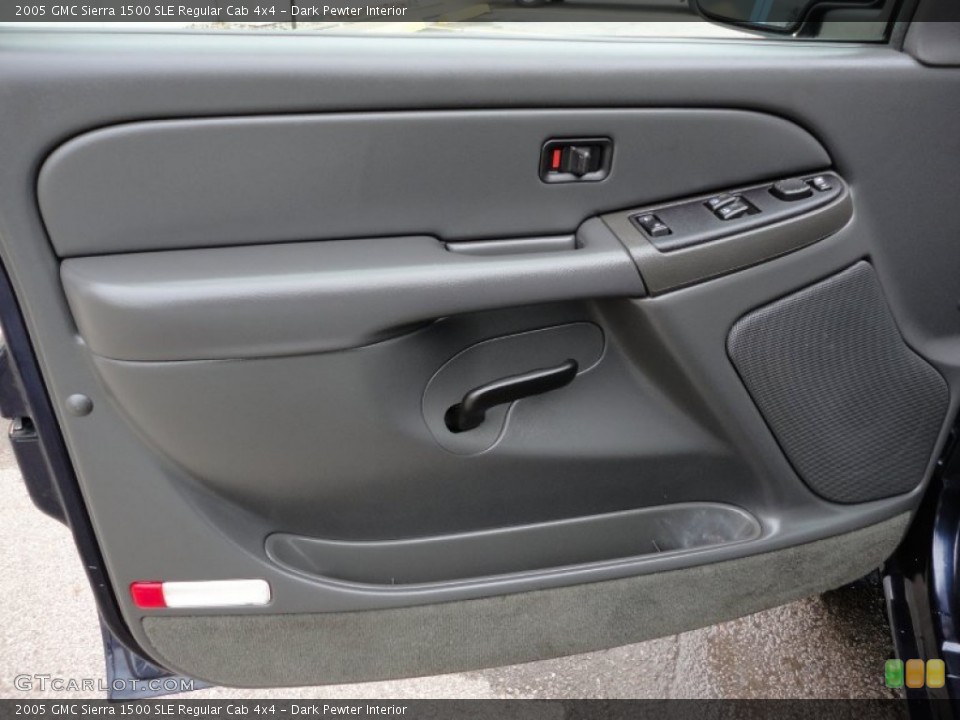 Dark Pewter Interior Door Panel for the 2005 GMC Sierra 1500 SLE Regular Cab 4x4 #53848862