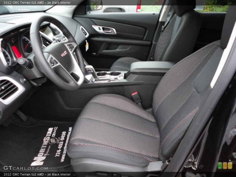 Jet Black Interior Photo for the 2012 GMC Terrain SLE AWD #53849091