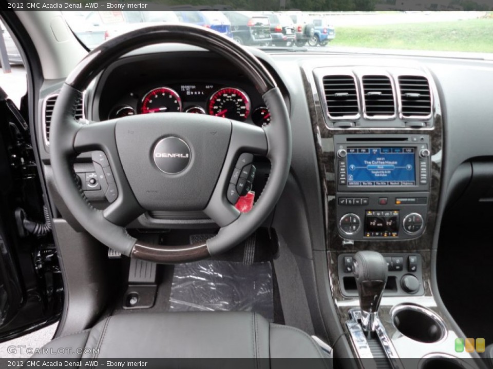 Ebony Interior Dashboard for the 2012 GMC Acadia Denali AWD #53849469