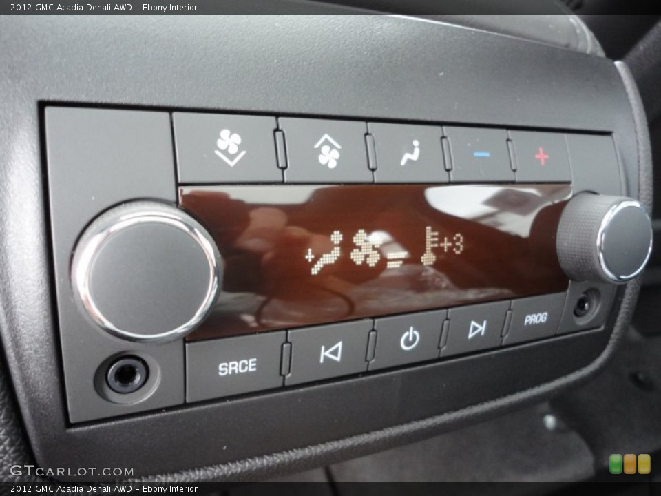 Ebony Interior Controls for the 2012 GMC Acadia Denali AWD #53849499