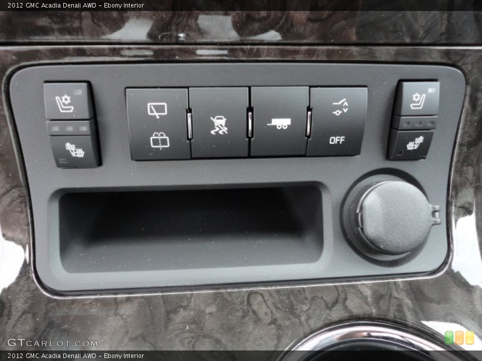 Ebony Interior Controls for the 2012 GMC Acadia Denali AWD #53849508