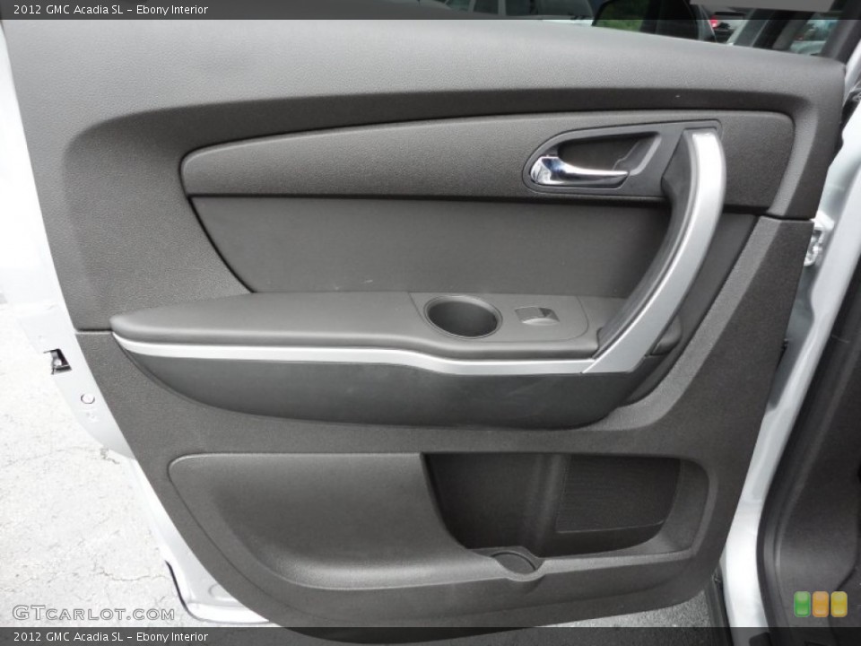 Ebony Interior Door Panel for the 2012 GMC Acadia SL #53849672