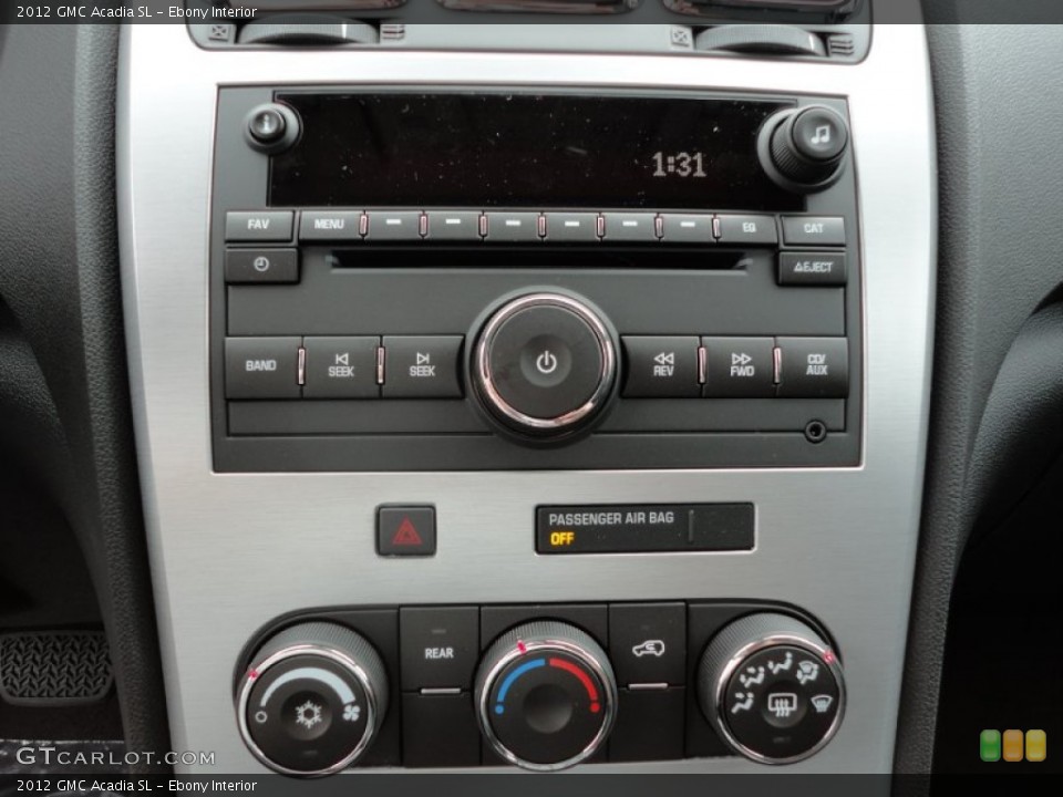 Ebony Interior Audio System for the 2012 GMC Acadia SL #53849700