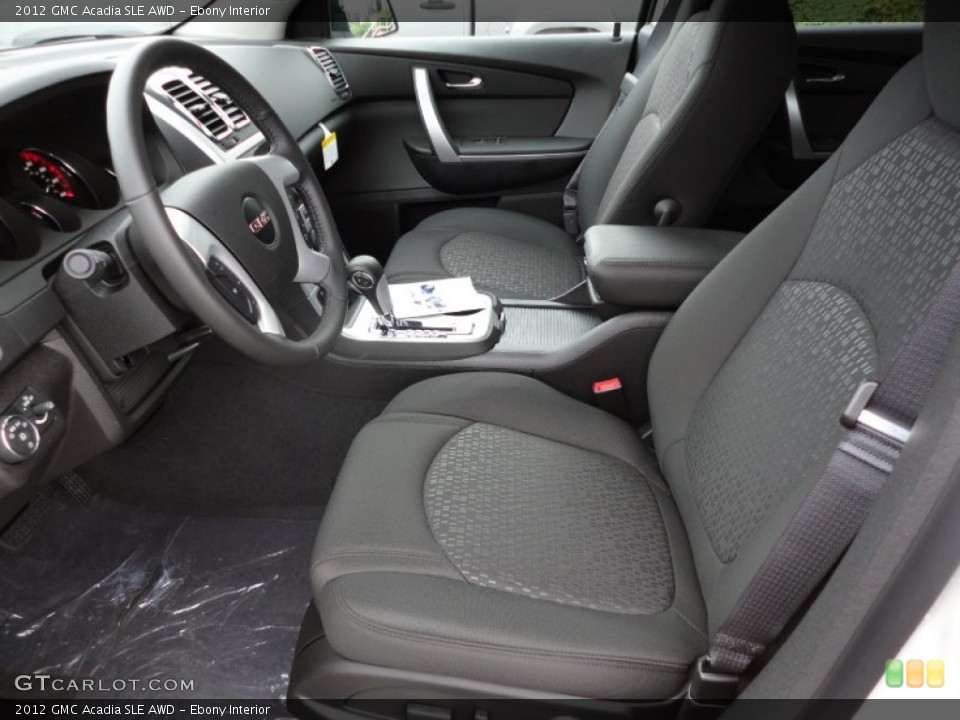 Ebony Interior Photo for the 2012 GMC Acadia SLE AWD #53849808