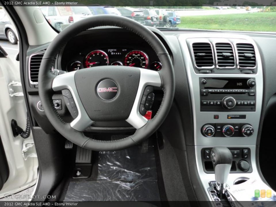 Ebony Interior Dashboard for the 2012 GMC Acadia SLE AWD #53849832